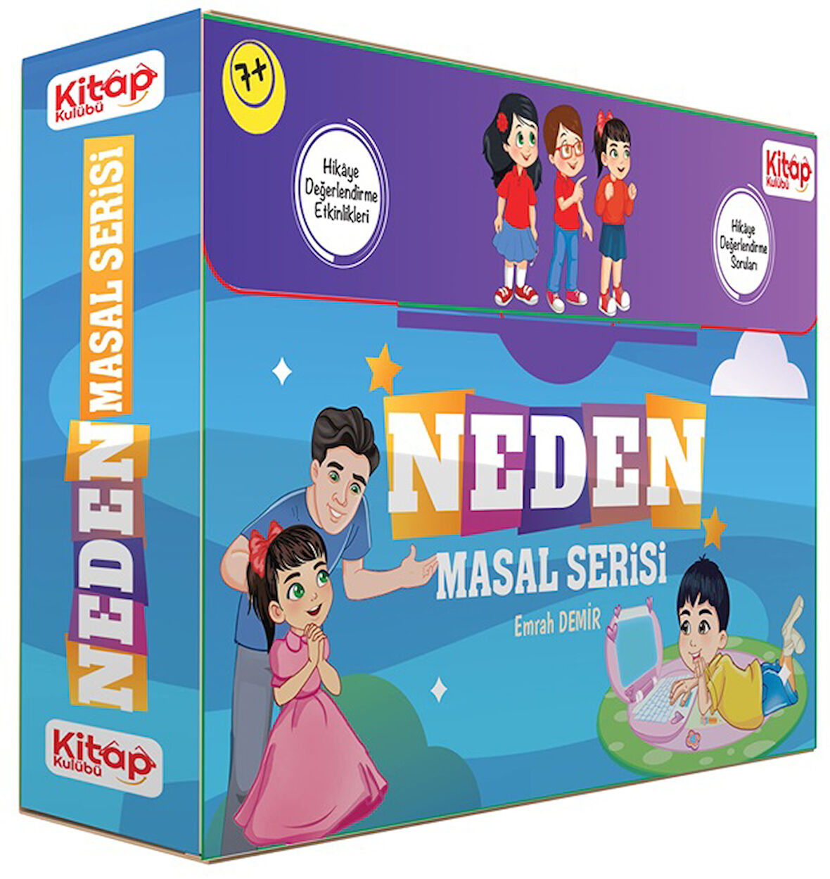 Kitap Kulübü 2. Sınıf Neden Serisi Değerlendirme Testi 10 Kitap Hikaye Seti 2024