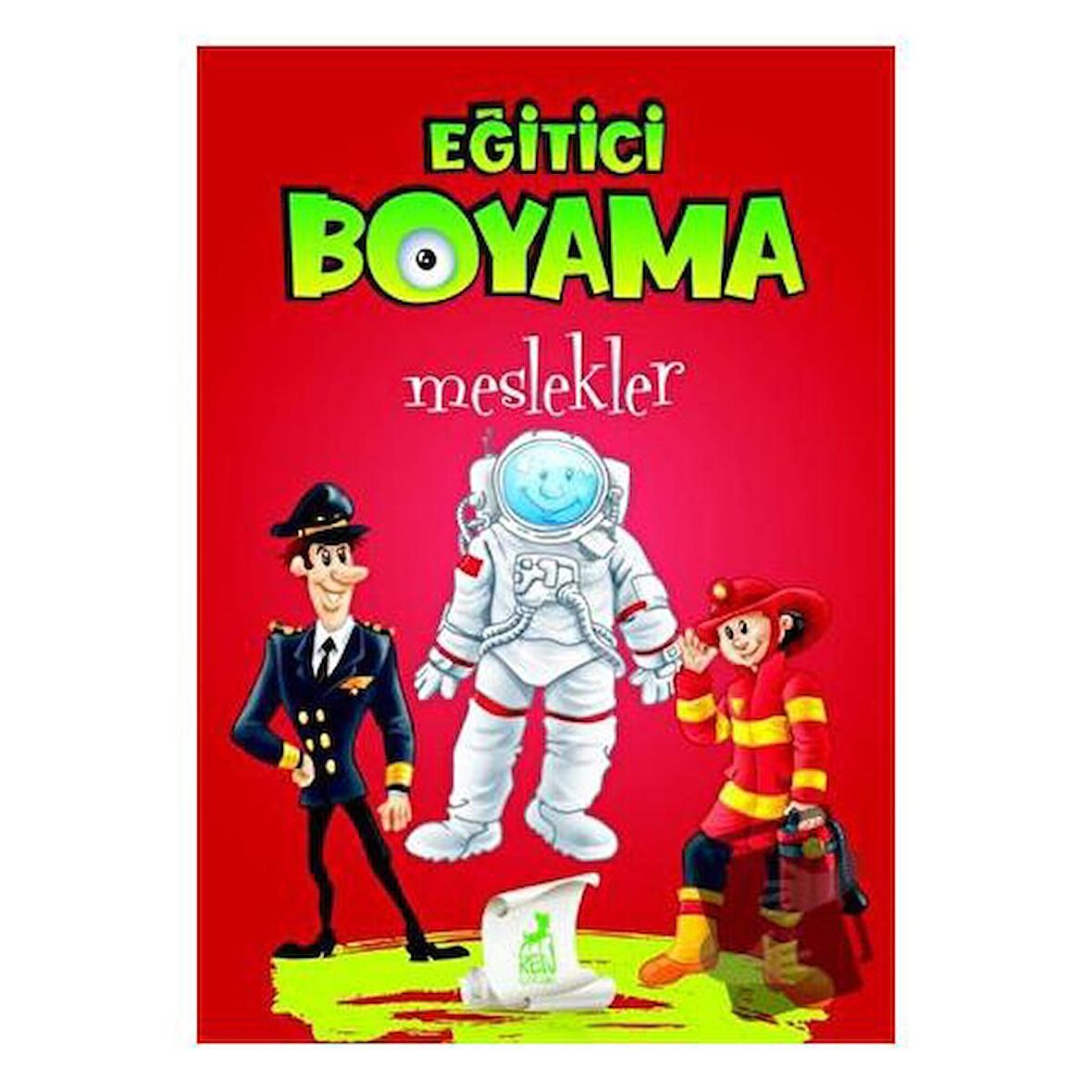 Eğitici Öğretici Boyama - Meslekler