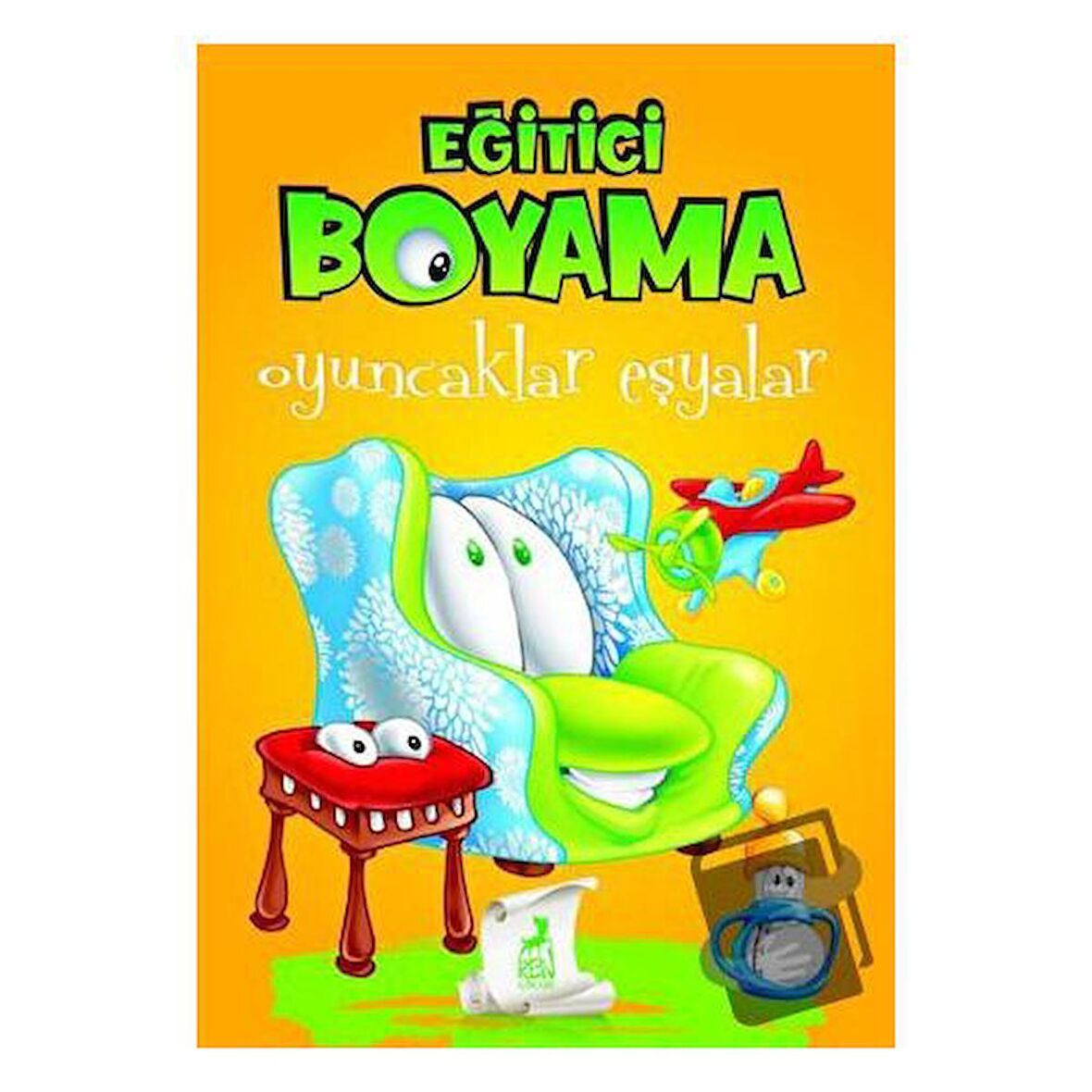 Eğitici Öğretici Boyama - Oyuncaklar Eşyalar