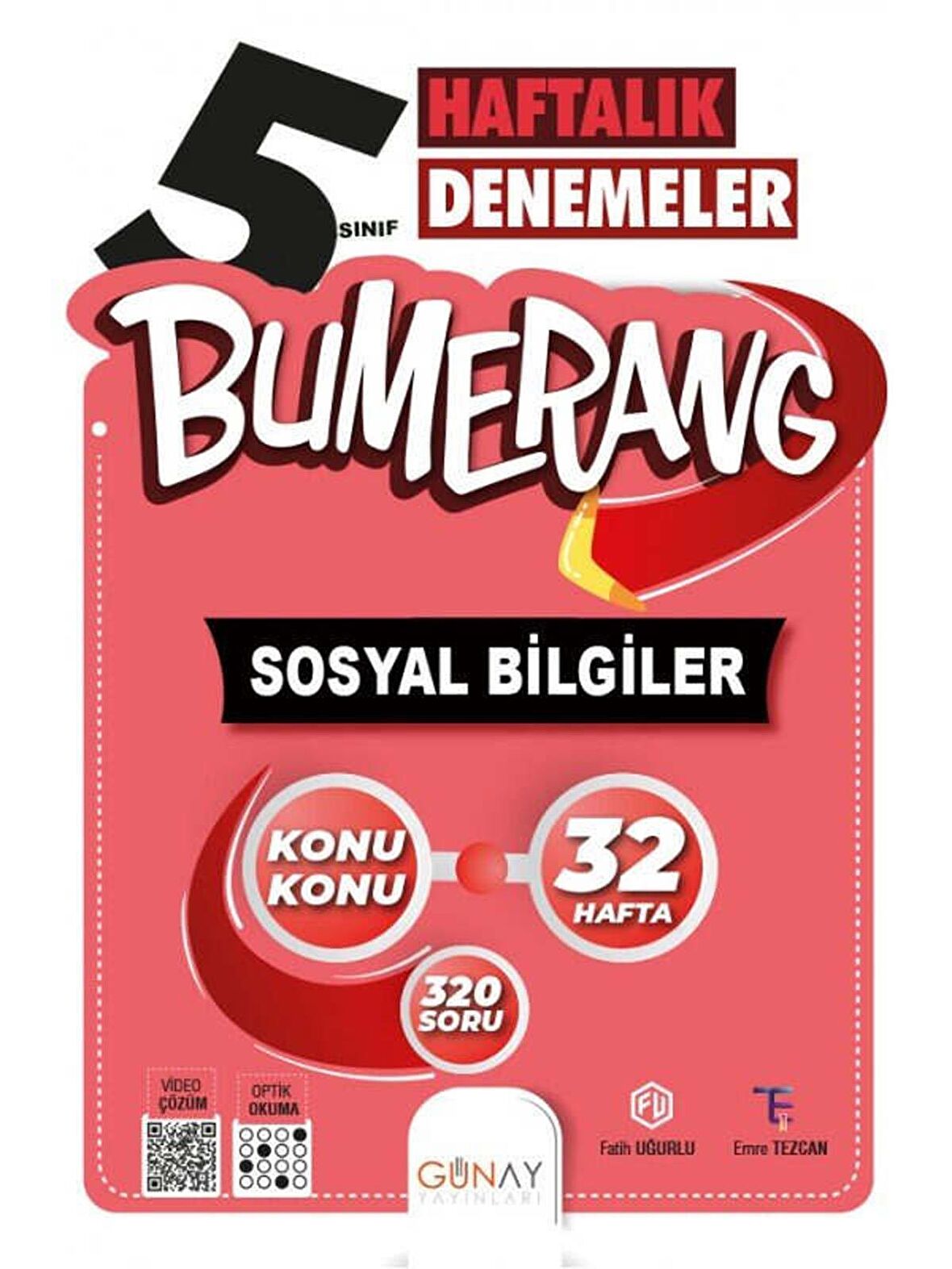 5. Sınıf Bumerang 32 Haftalık Sosyal Bilgiler Denemeleri