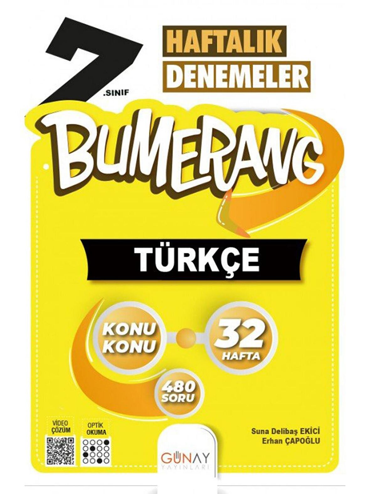 Günay 7.Sınıf Bumerang Haftalık Türkçe Denemeleri