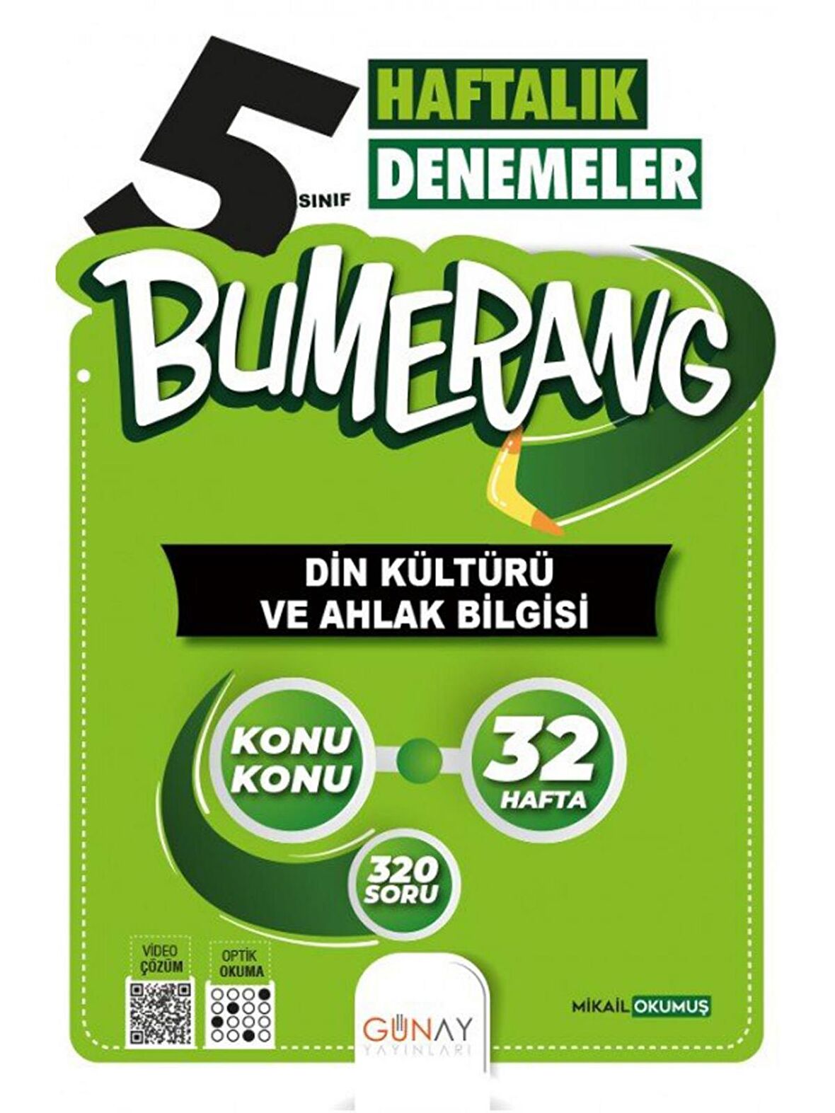 5. Sınıf Bumerang 32 Haftalık Din Kültürü ve Ahlak Bilgisi Denemeleri