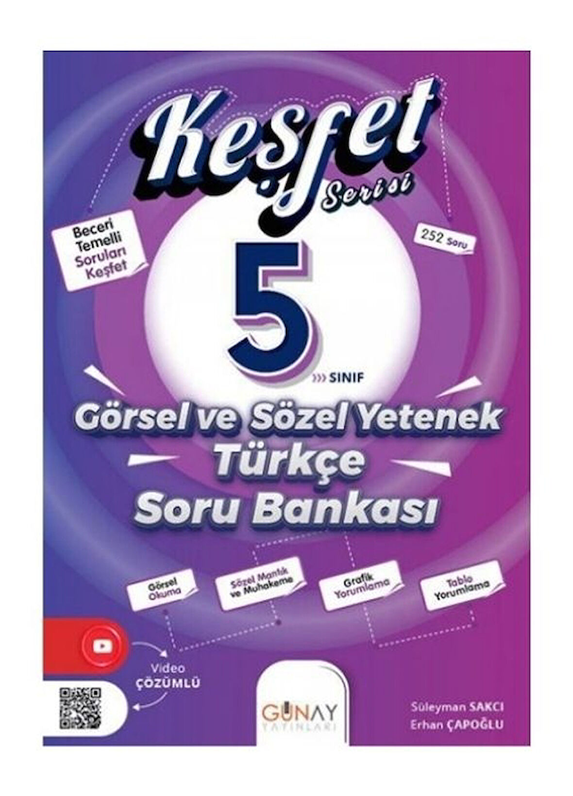Günay Yayınları 5. Sınıf Keşfet Serisi Görsel ve Sözel Yetenek Soru Bankası