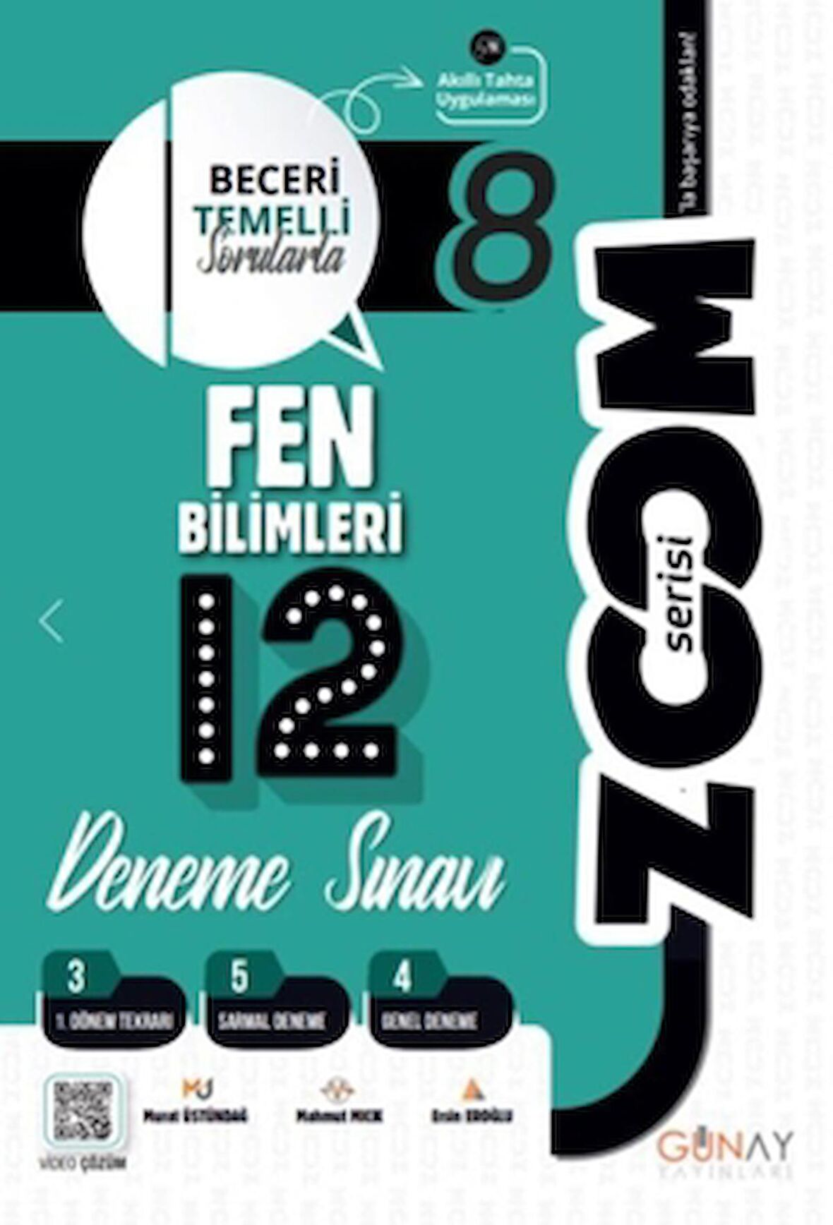 8. Sınıf Fen Bilimleri Zoom Serisi 12 li Branş Denemeler