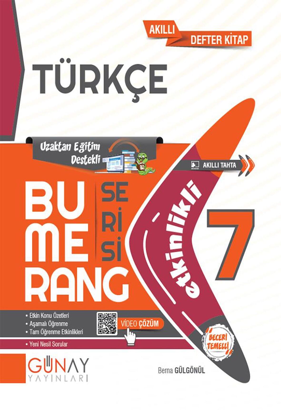 Bumerang 7. Sınıf Etkinlikli Defter Kitap