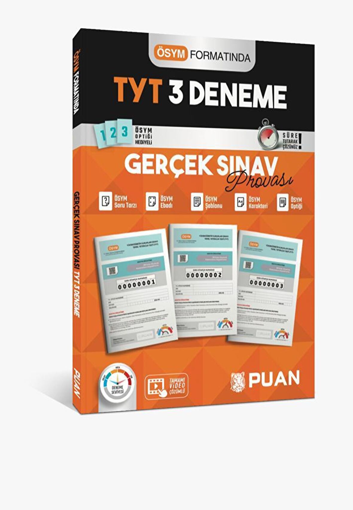 Puan TYT 3 Deneme Gerçek Sınav Provası