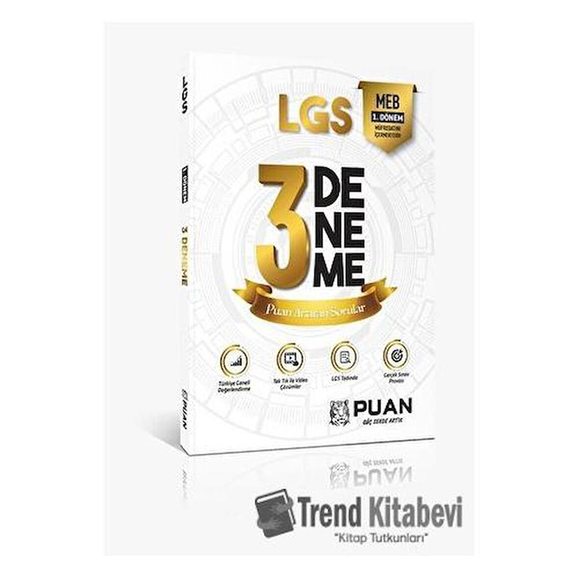 Puan - 8. Sınıf 1.Dönem 3 Deneme