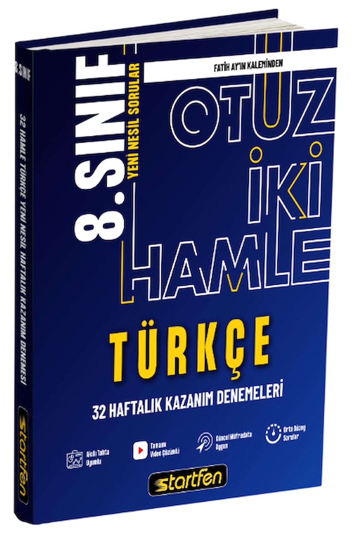 Startfen 8.Sınıf LGS Türkçe 32 Hamle Kazanım Denemeleri