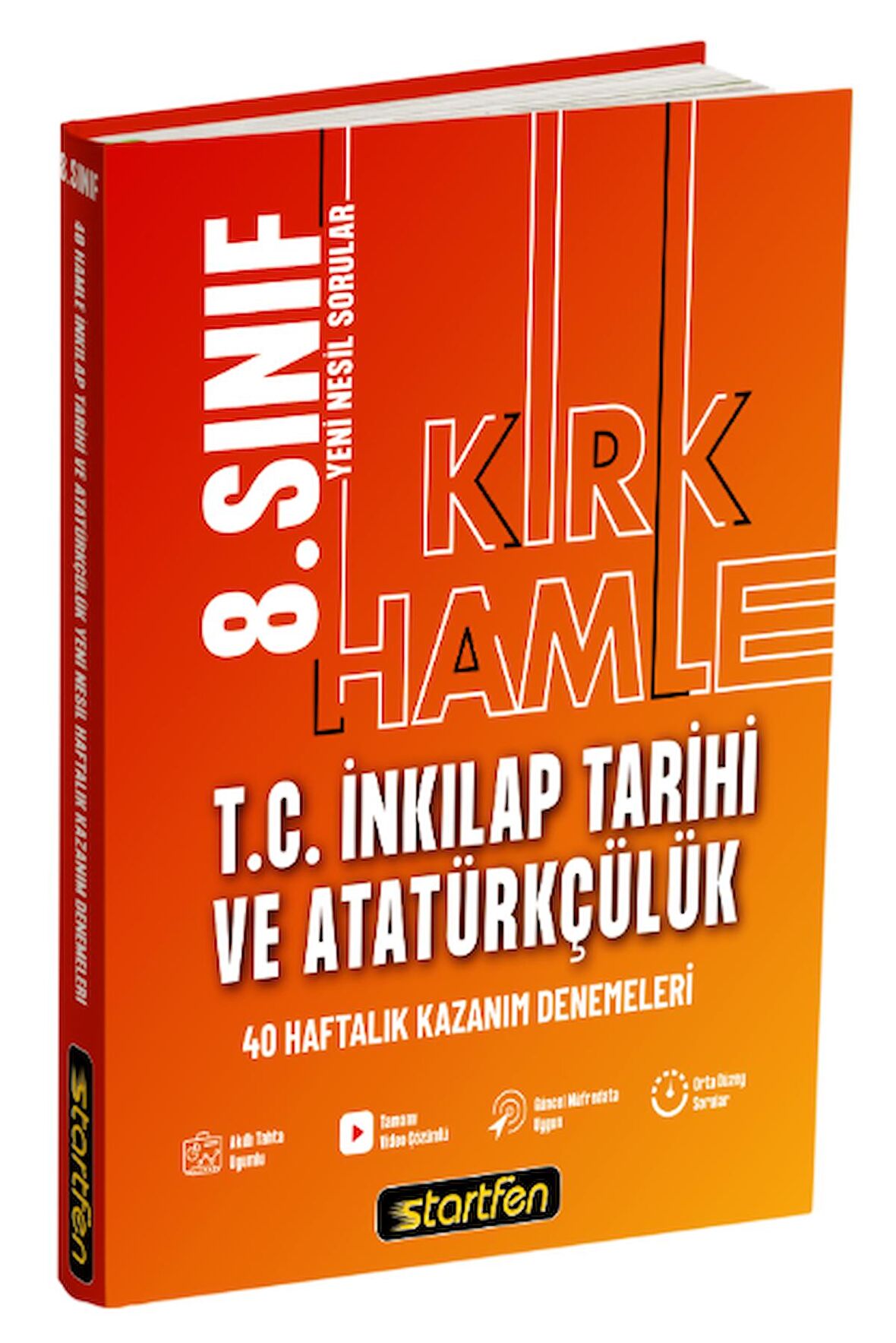 Startfen 8.Sınıf LGS İnkılap Tarihi 40 Hamle Kazanım Denemeleri