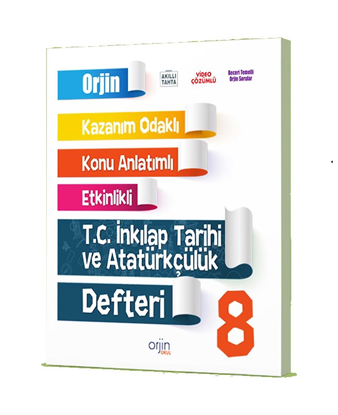 Orjin 8. Sınıf T.C İnkılap Tarihi ve Atatürkçülük Defteri
