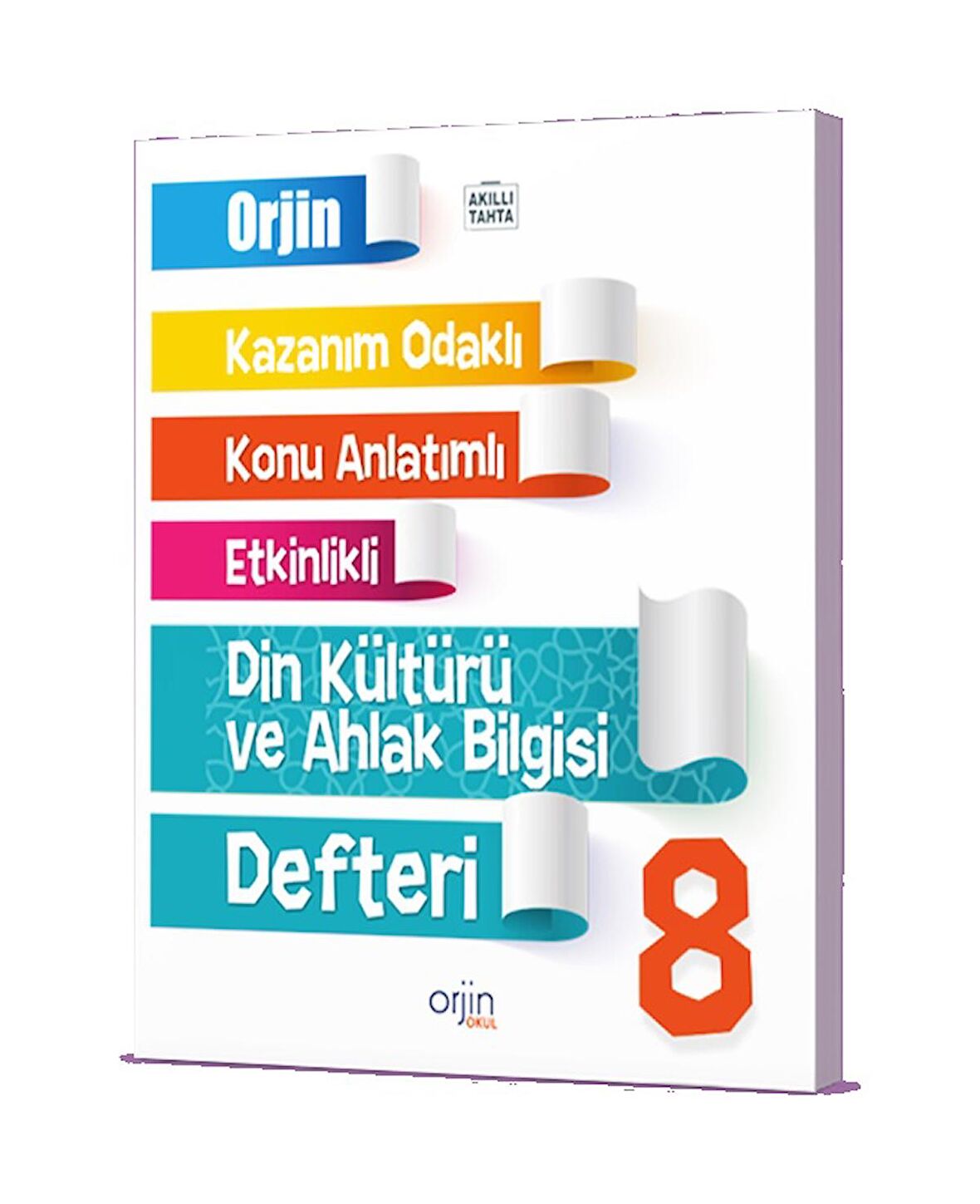Orjin 8. Sınıf Din Kültürü ve Ahlak Bilgisi Defteri
