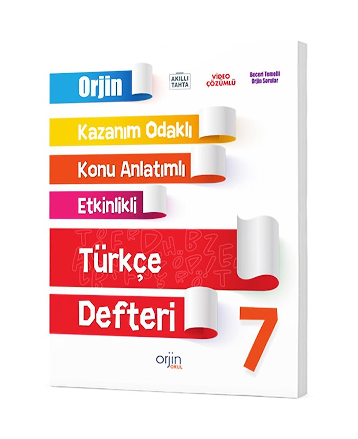 Orjin 7. Sınıf Türkçe Akıllı Defter