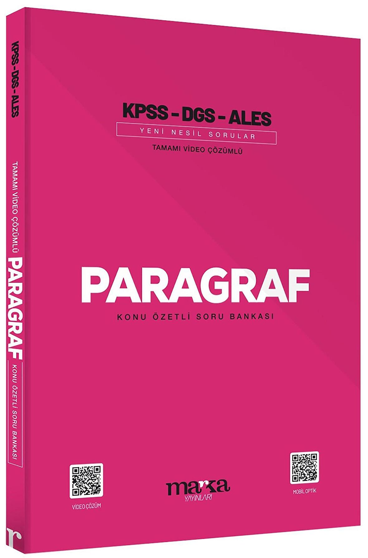 2024 KPSS DGS ALES Paragraf Konu Özetli Yeni Nesil Soru Bankası Tamamı Video Çözümlü