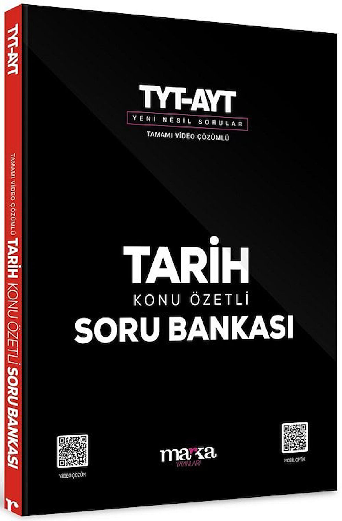 Marka 2025 YKS TYT AYT Tarih Konu Özetli Soru Bankası Video Çözümlü Marka Yayınları