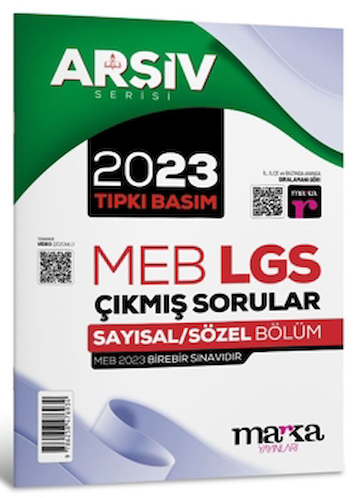 2023 LGS 8. Sınıf Arşiv Serisi Tıpkı Basım Çıkmış Sorular Tamamı Video Çözümlü