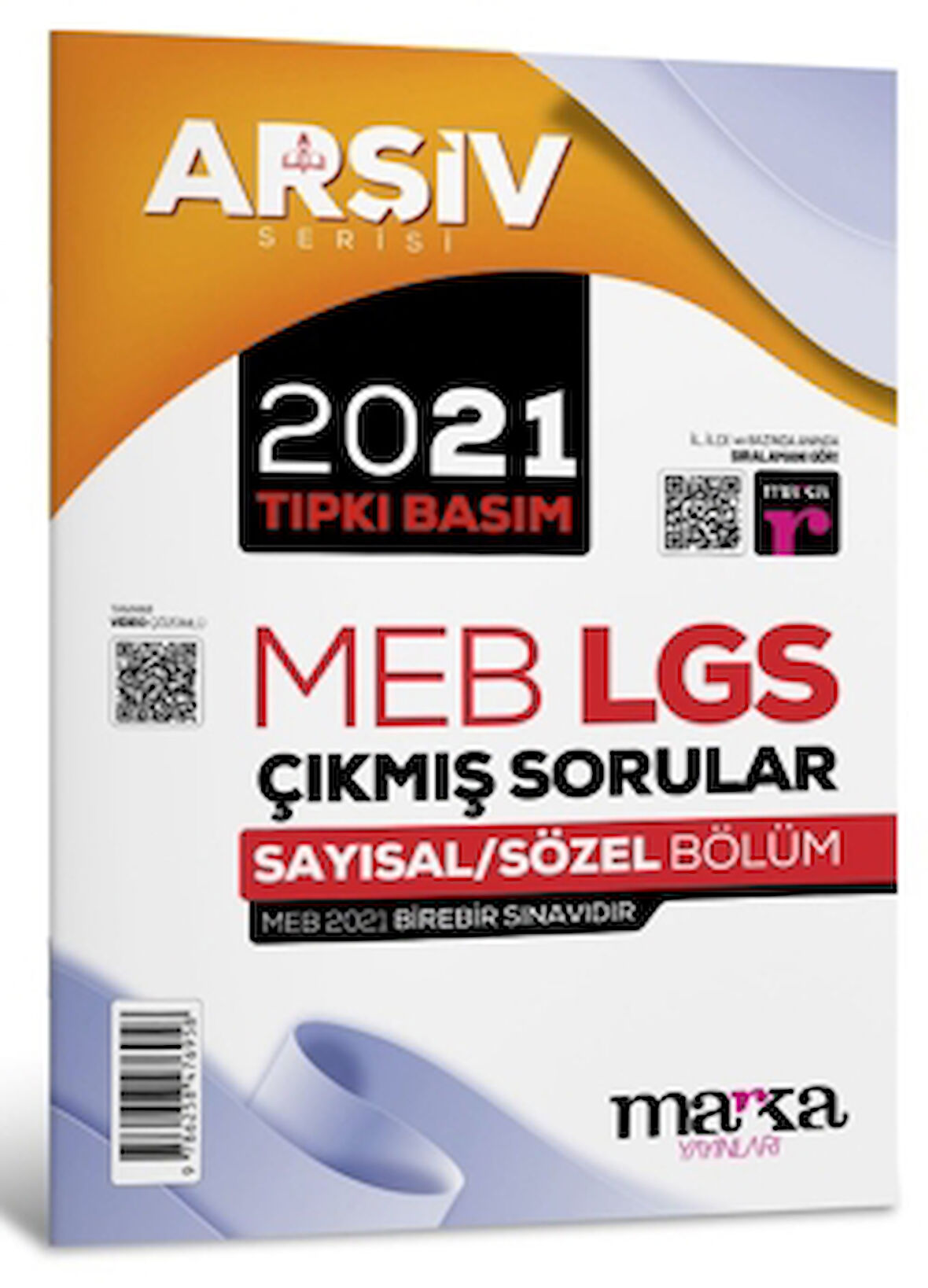 2021 LGS 8. Sınıf Arşiv Serisi Tıpkı Basım Çıkmış Sorular Tamamı Video Çözümlü