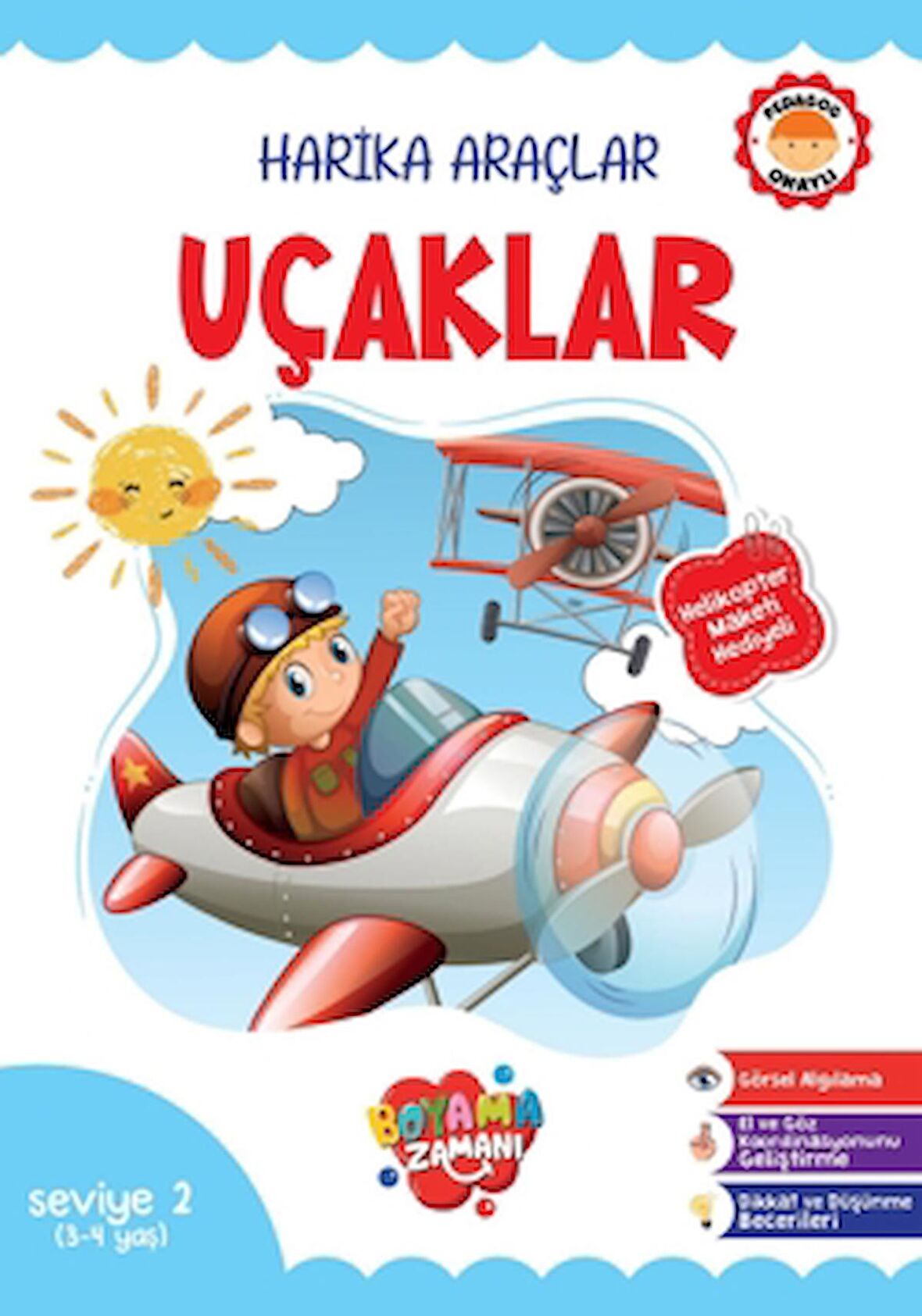 Harika Araçlar - Uçaklar Seviye 2 (3-4 Yaş)