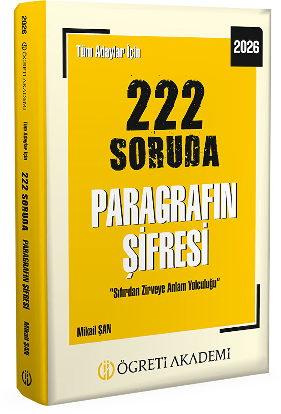 2026 Tüm Adaylar İçin 222 Soruda Paragrafın Şifresi