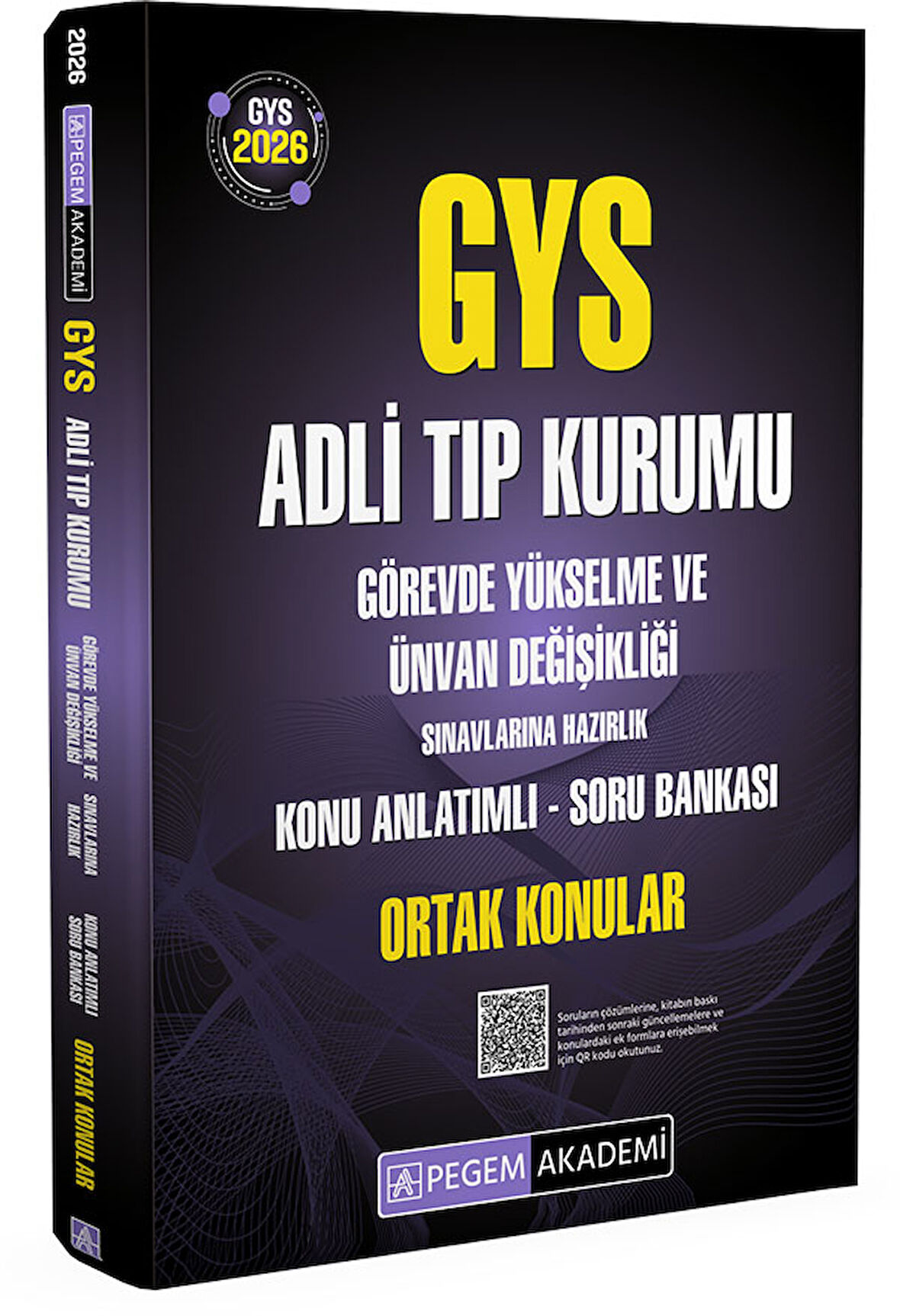 2026 GYS Adli Tıp Kurumu Görevde Yükselme ve Ünvan Değişikliği Sınavlarına Hazırlık Konu Anlatımlı S