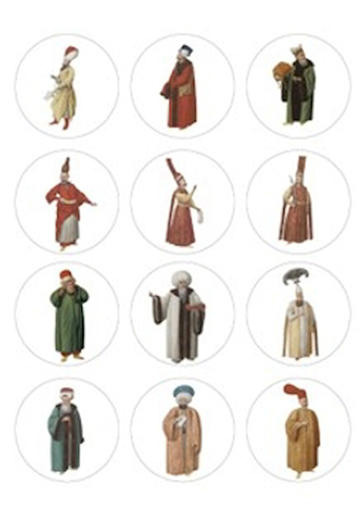 Osmanlılar Sticker (12’li)