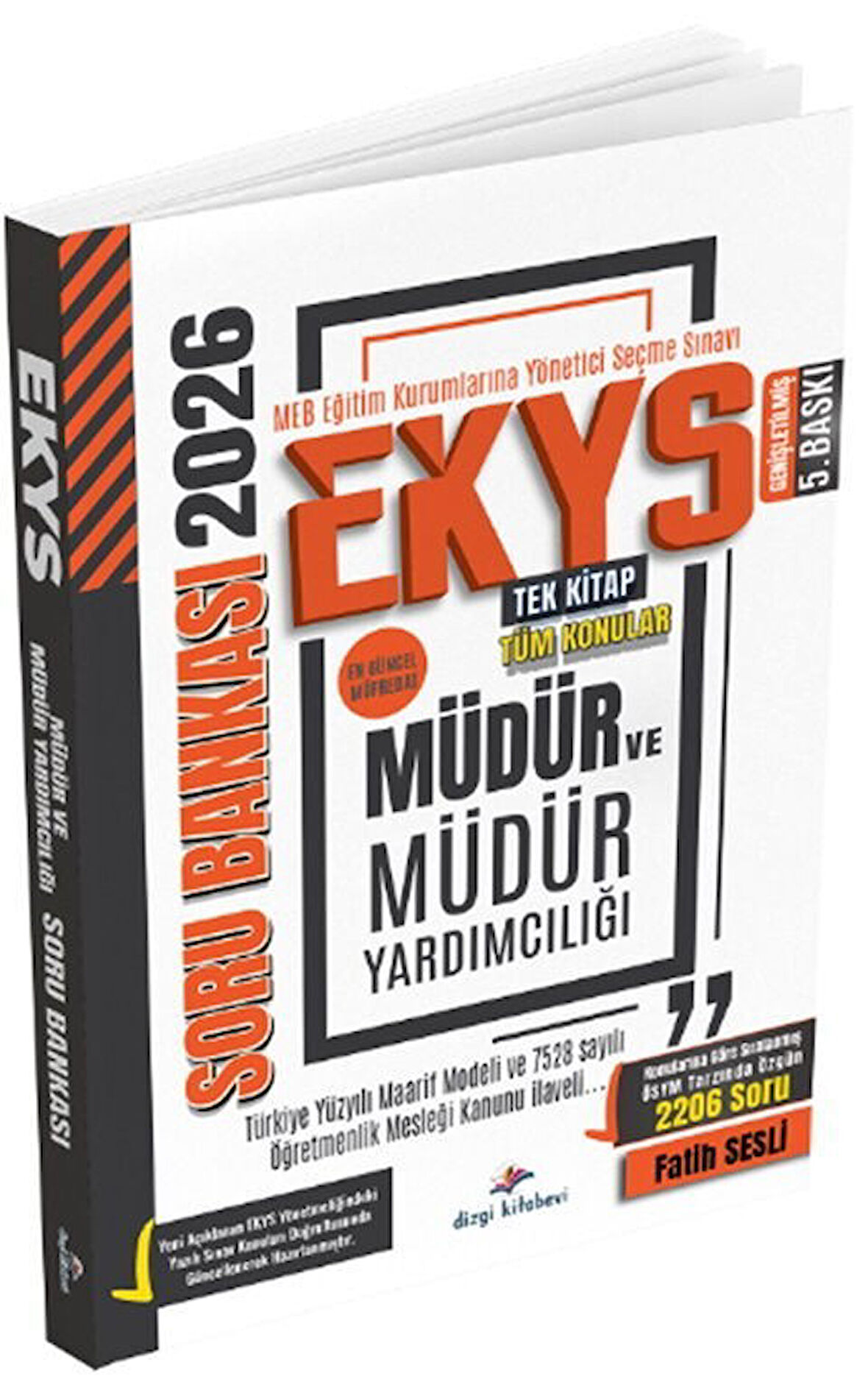 2026 MEB EKYS Müdür ve Müdür Yardımcılığı Soru Bankası 5. Baskı Dizgi Kitap