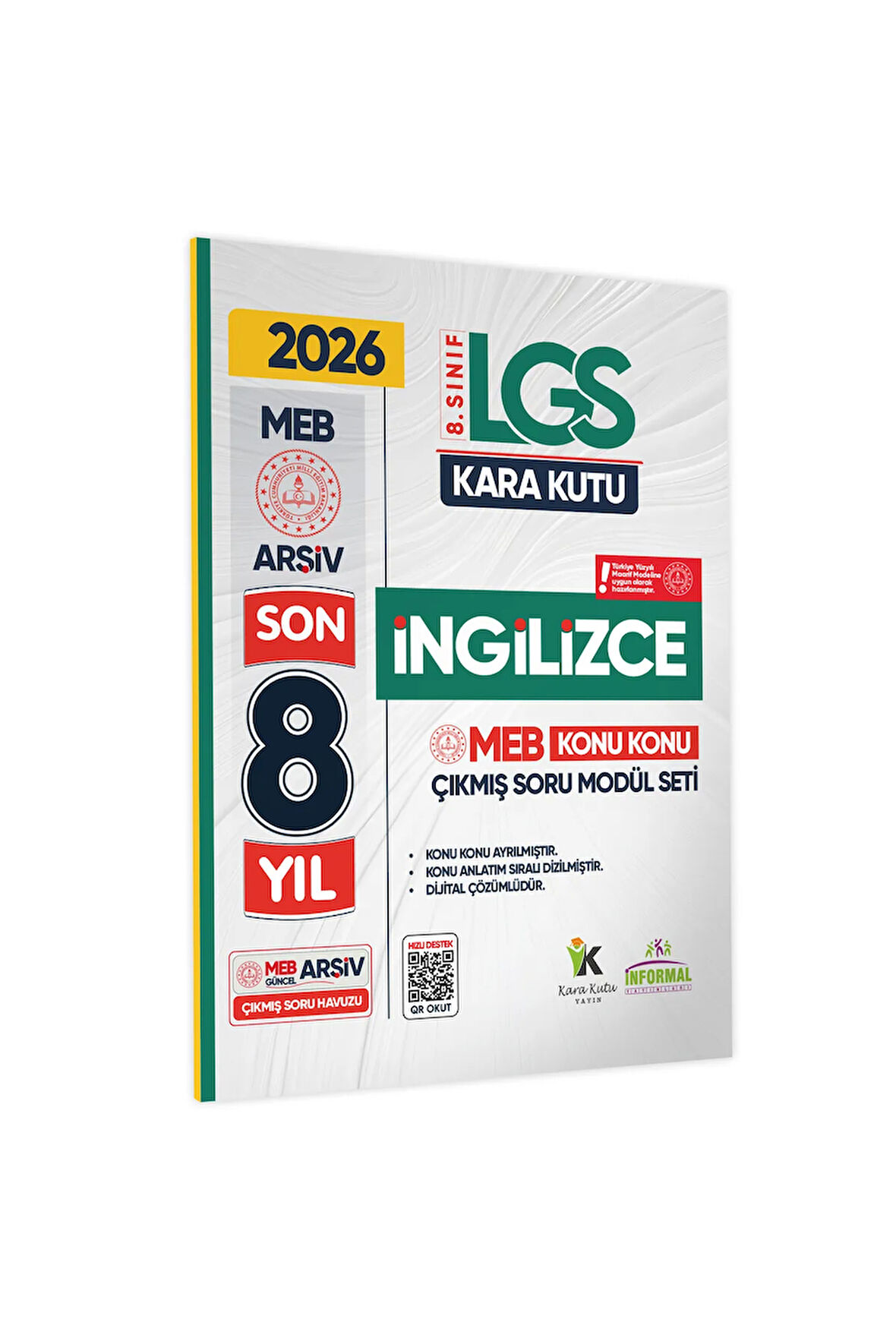 2026 Lgs 8.sınıf Ingilizce Karakutu Meb Çıkmış Soru Modülü Dijital Çözümlü Konu Konu Son 8 Yıl