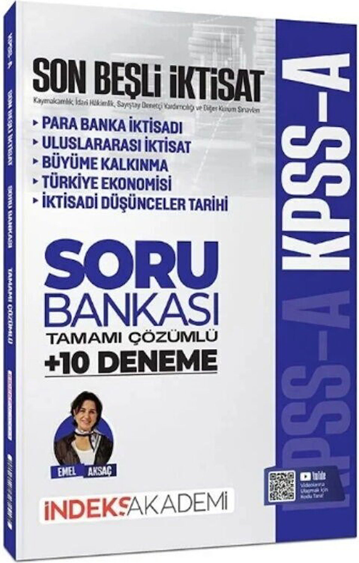 KPSS A Grubu İktisat Son Beşli Soru Bankası ve 10 Deneme İndeks Akademi