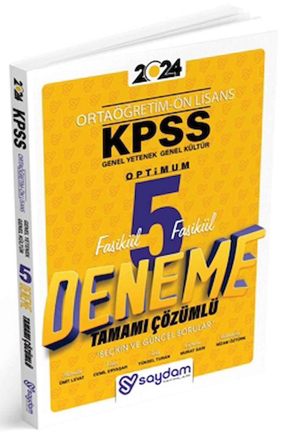 KPSS Ortaöğretim Önlisans Genel Yetenek Genel Kültür 5'li Çözümlü Deneme Seti (10 Fasikül)