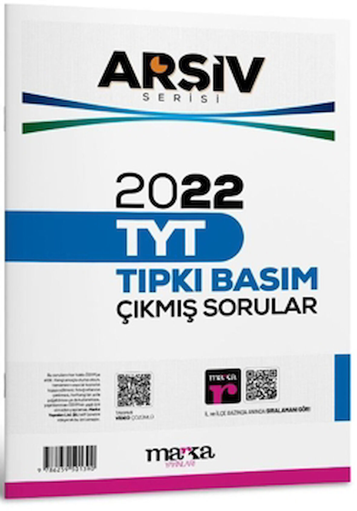 2022 TYT Arşiv Serisi Tıpkı Basım Çıkmış Sorular Tamamı Video Çözümlü