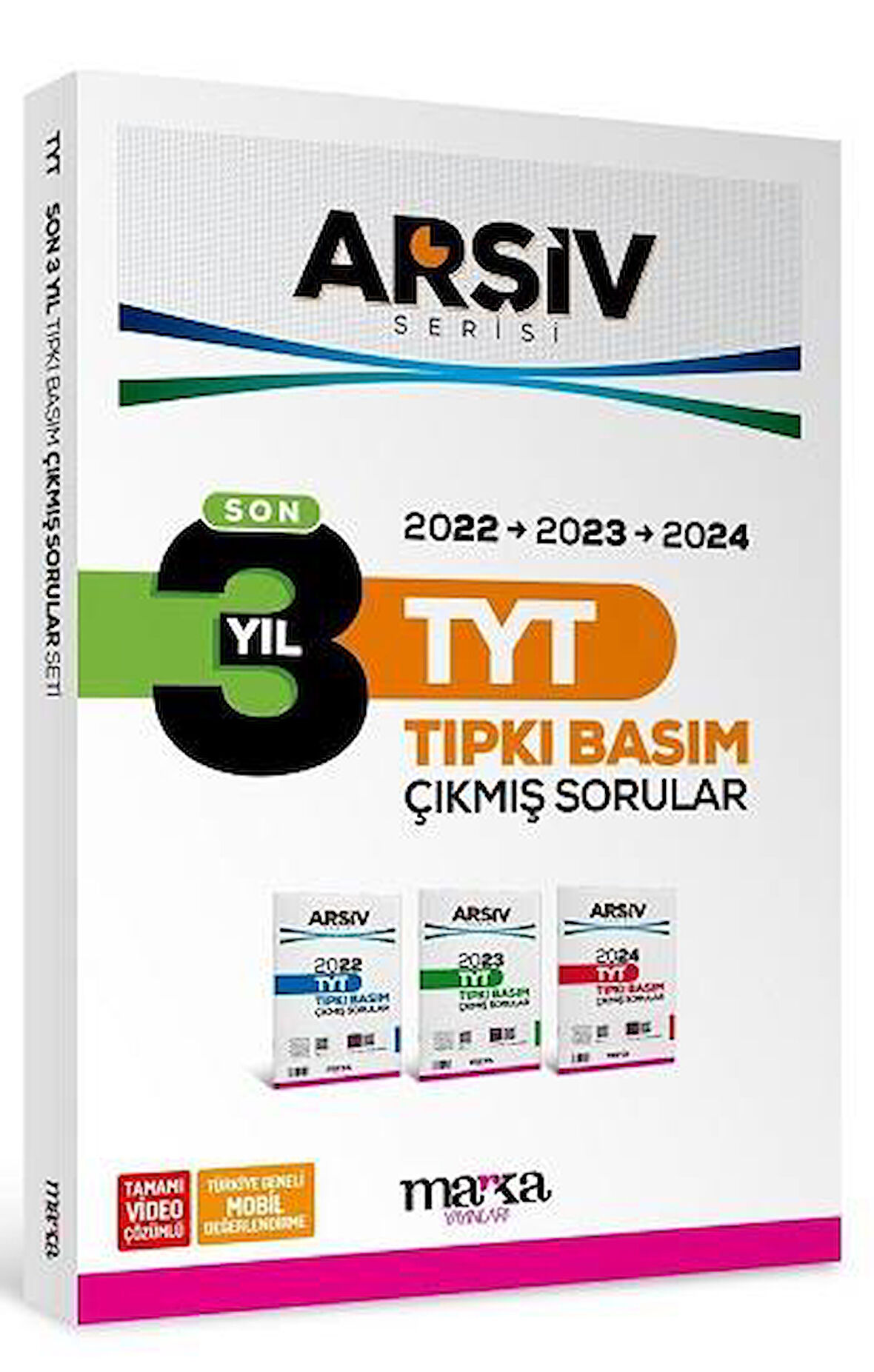 Son 3 Yıl TYT ARŞİV Serisi Tıpkı Basım Fasikül Fasikül Çıkmış Sorular Tamamı Video Çözümlü
