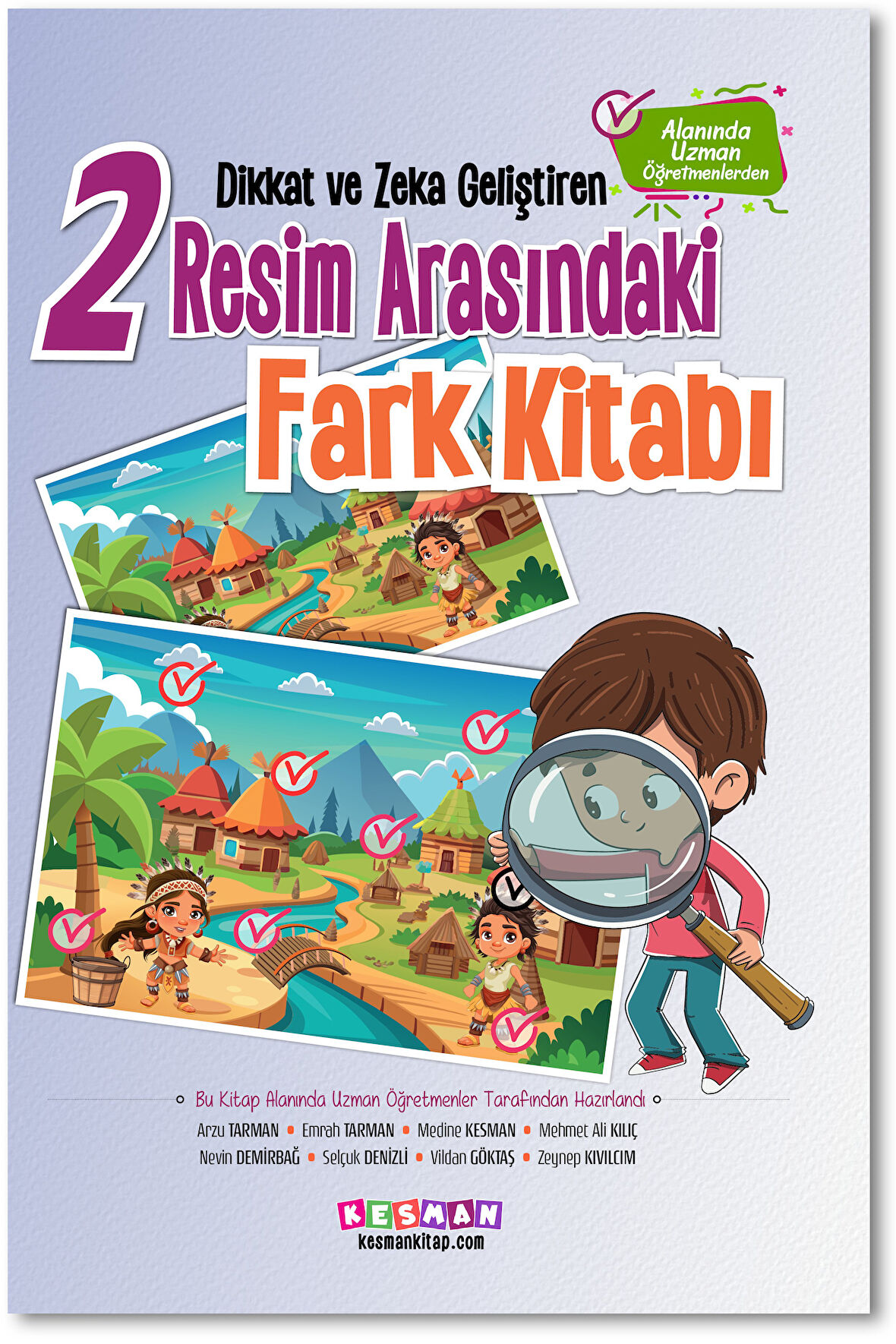 Dikkat ve Zeka Geliştiren İki Resim Arasındaki Fark Kitabı