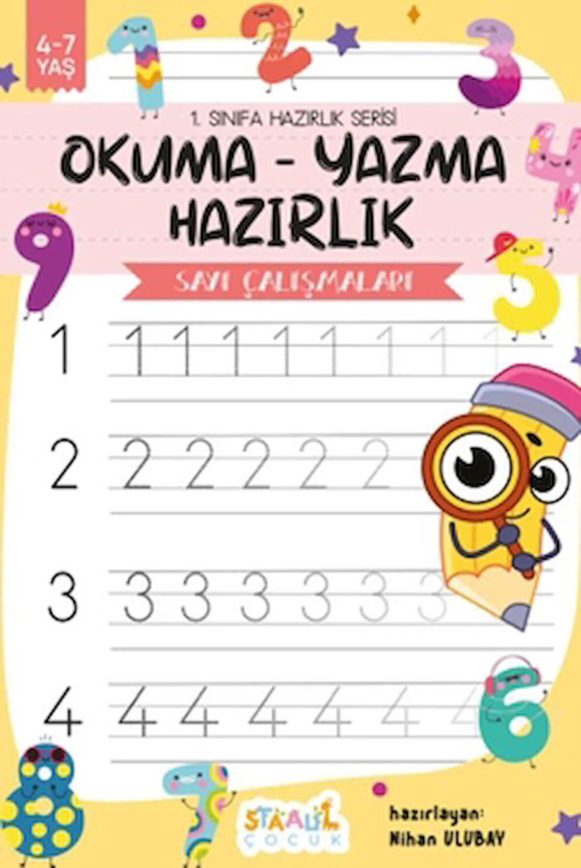 1. Sınıfa Hazırlık Serisi / Okuma - Yazma Hazırlık / Sayı Çalışmaları Aktivite Kitabı