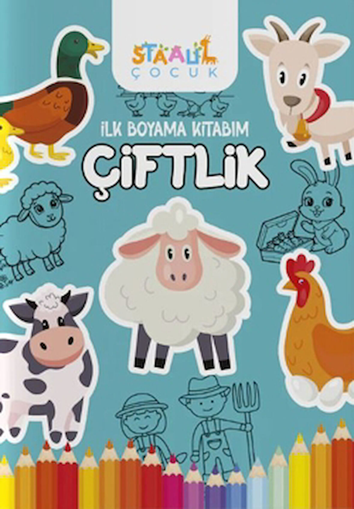 İlk Boyama Kitabım - Çiftlik