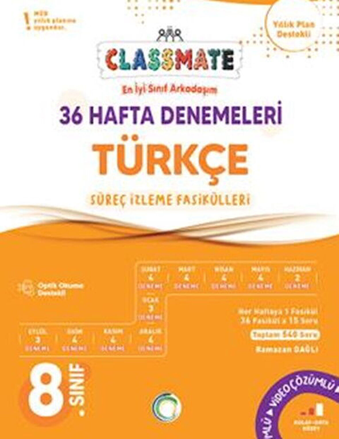 Okyanus Yayınları 8. Sınıf Türkçe Classmate 36 Hafta Denemeleri