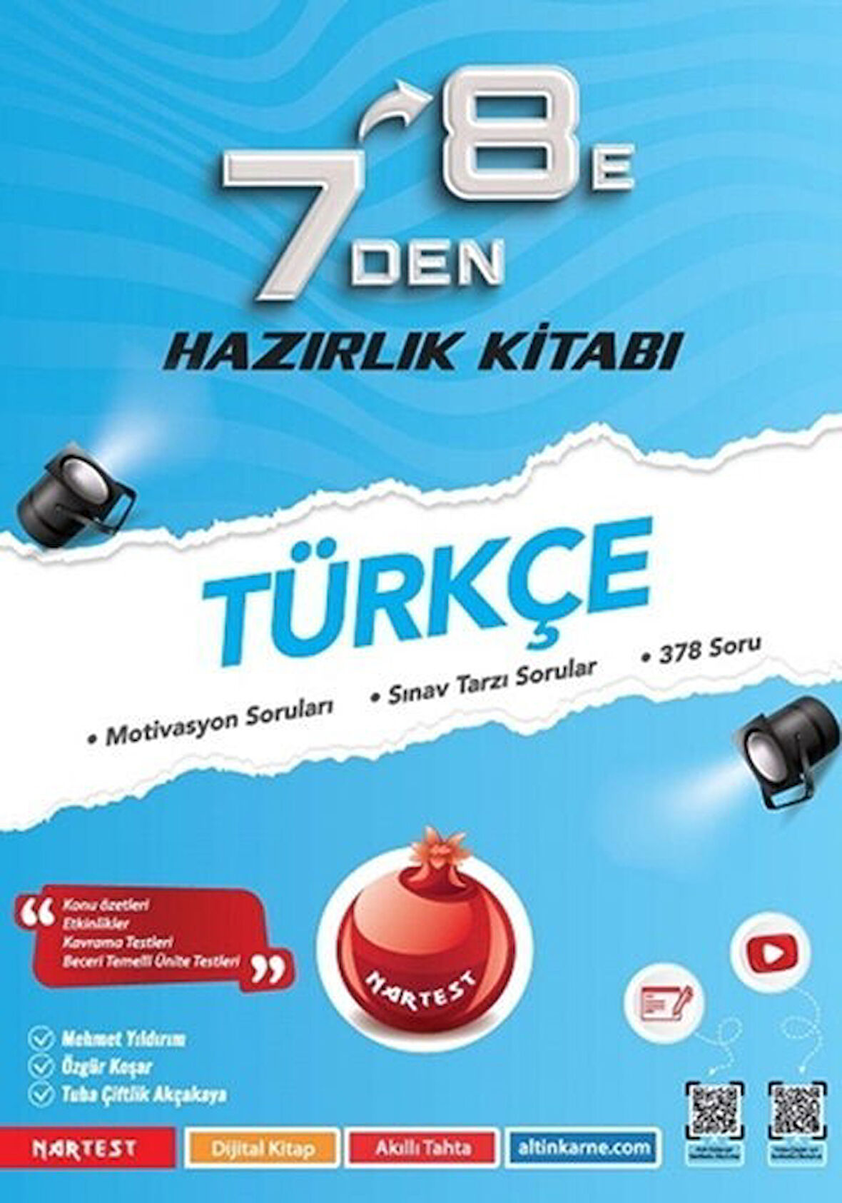 7 den 8 e Türkçe Hazırlık Kitabı Nartest Yayınları