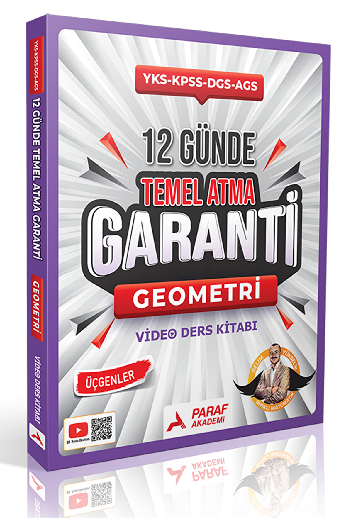 12 Günde Temel Atma Garanti Geometri Video Ders Kitabı-Paraf Akademi Yayınları YKS-KPSS-AGS-DGS