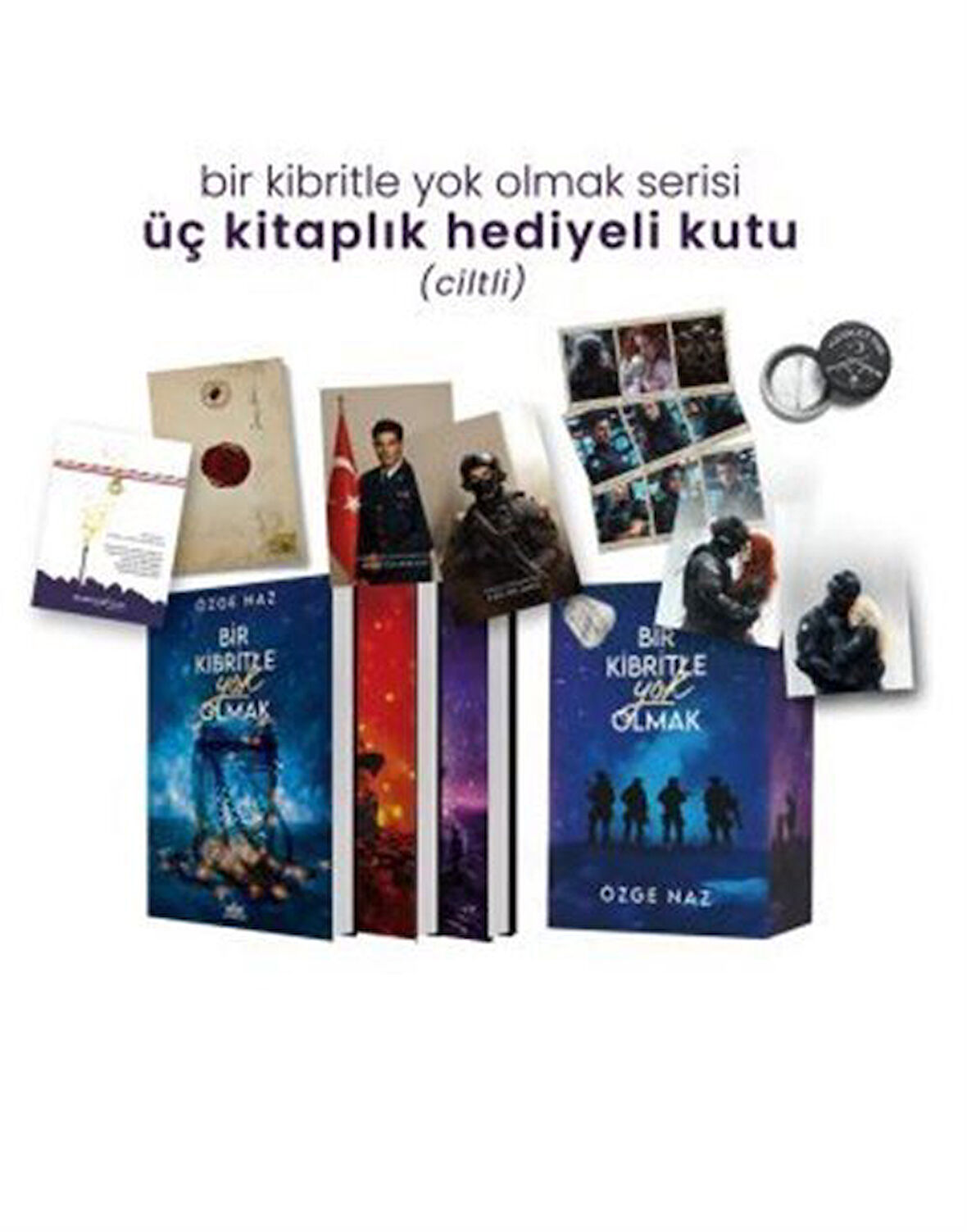 Bir Kibritle Yok Olmak Serisi (3 Kitaplık Hediyeli Kutu) / Özge Naz