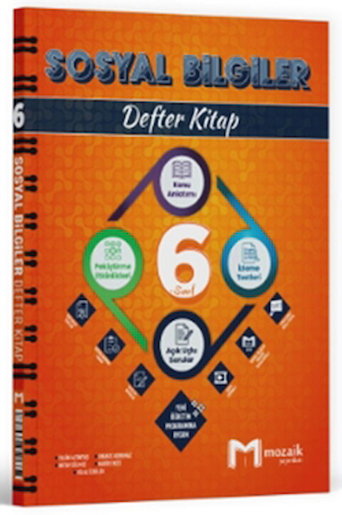 6. Sınıf Sosyal Bilgiler Defter Kitap