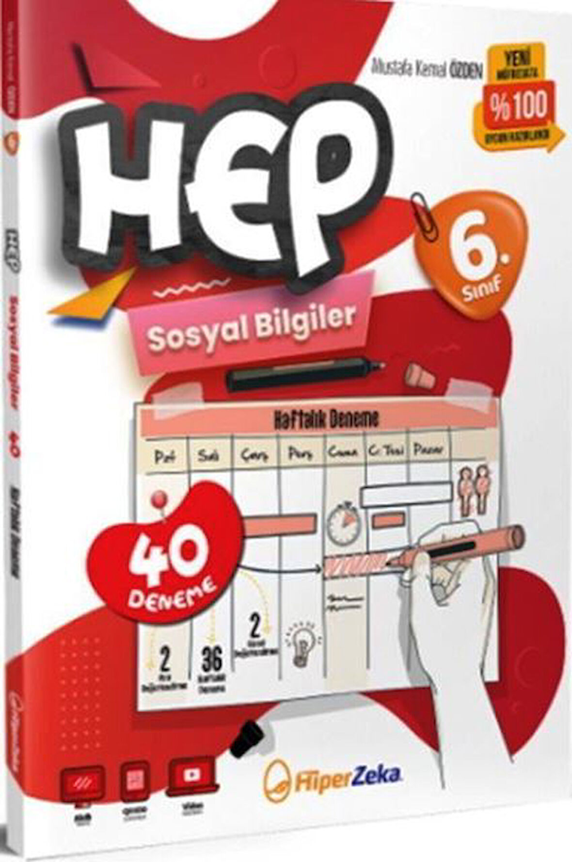 6. Sınıf Hep Sosyal Bilgiler 40 Haftalık Deneme