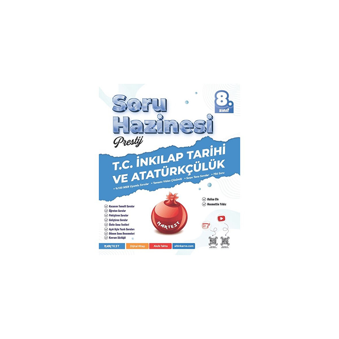Nartest Yayınları 8. Sınıf Prestij T.c. Inkılap Tarihi ve Atatürkçülük Soru Hazinesi