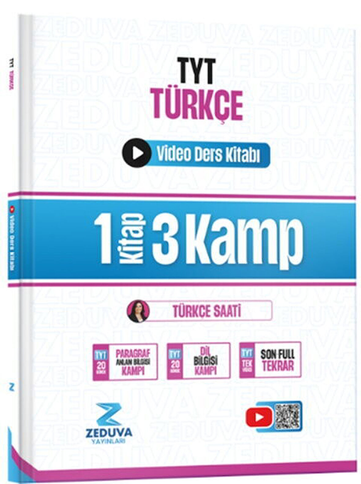 Zeduva Yayınları TYT Türkçe 1 Kitap 3 Kamp Video Ders Kitabı