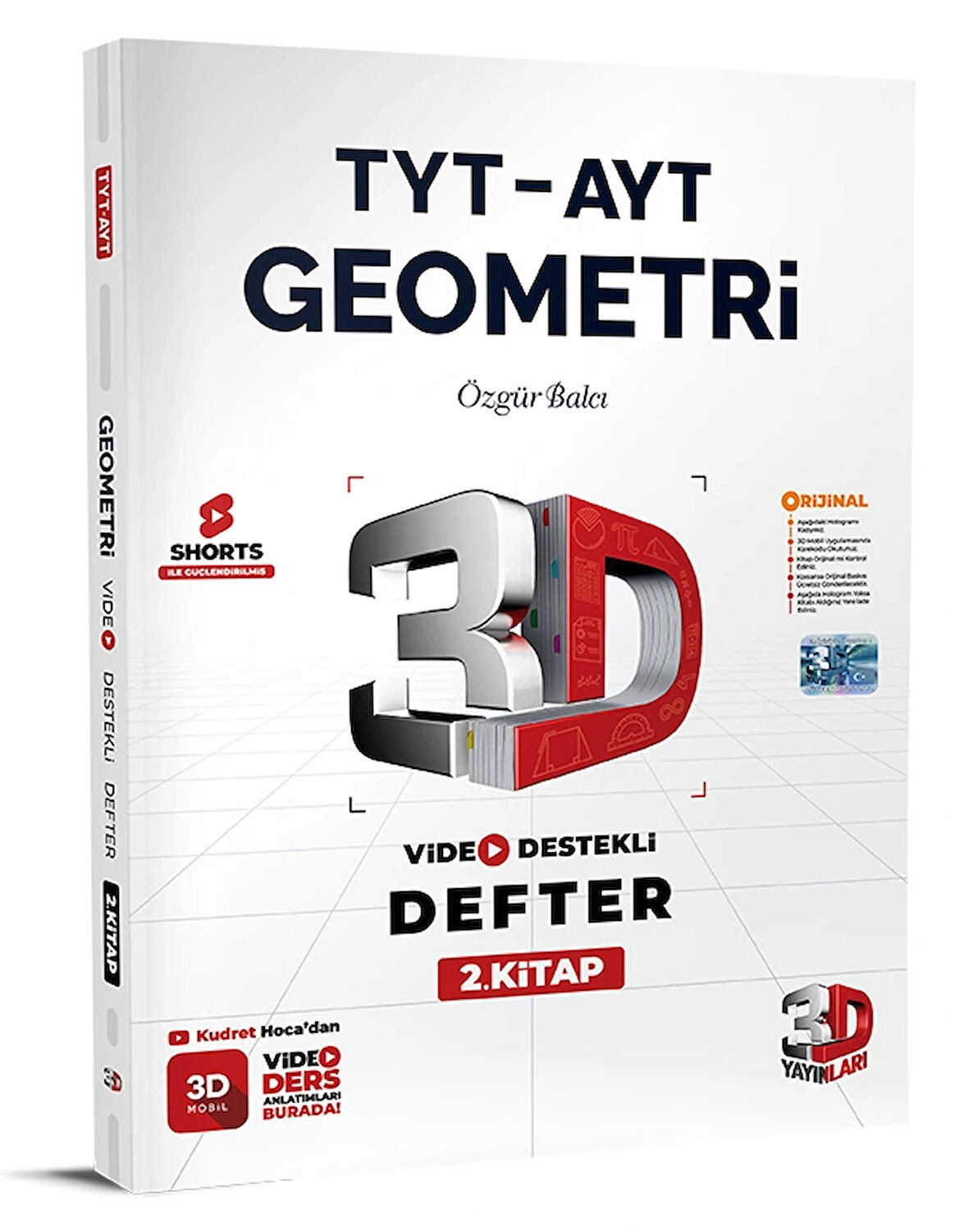 3D Yayınları TYT - AYT Geometri Video Destekli Defter 2. Kitap