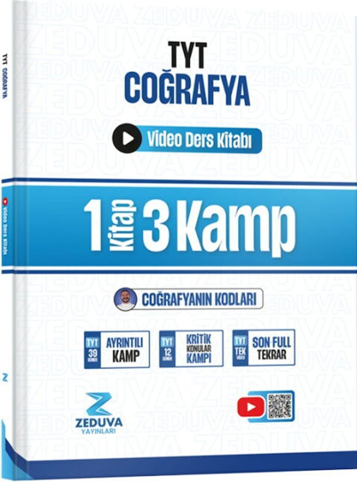 Zeduva Yayınları Coğrafyanın Kodları TYT Coğrafya 1 Kitap 3 Kamp Video Ders Kitabı