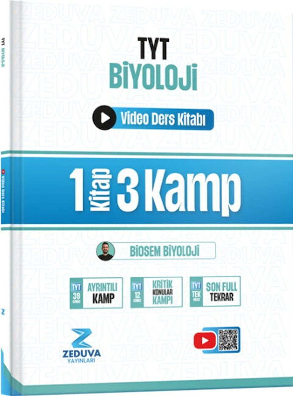Zeduva Yayınları Biosem TYT Biyoloji 1 Kitap 3 Kamp Video Ders Kitabı
