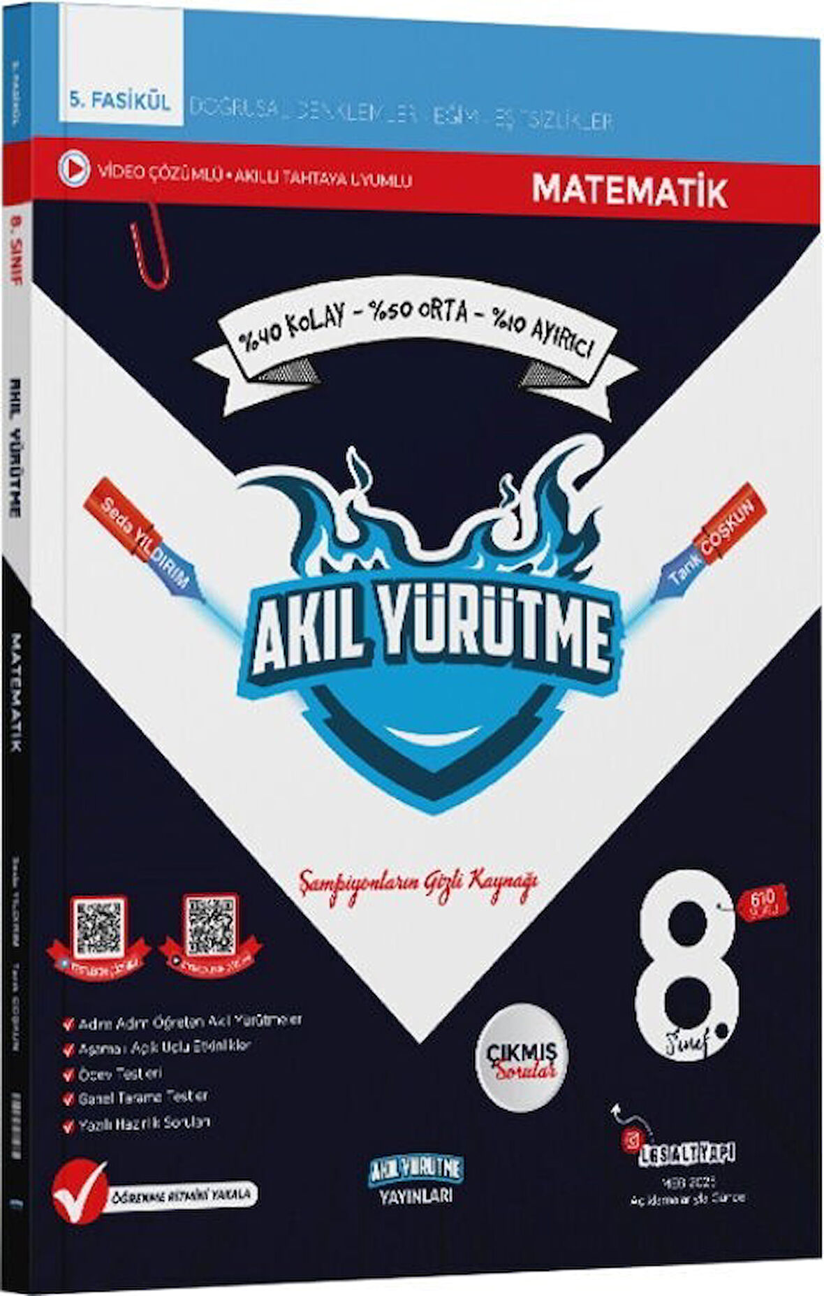 8. Sınıf Doğrusal Denklemler Eğim Eşitsizlikler 5. Fasikül Akıl Yürütme Yayınları