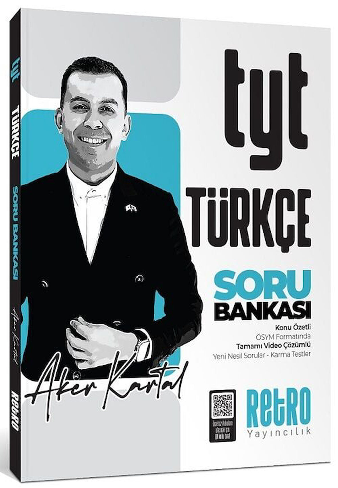 Retro YKS TYT Türkçe Soru Bankası Çözümlü - Aker Kartal Retro Yayıncılık