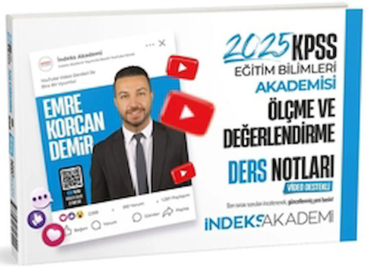 2025 KPSS Eğitim Bilimleri Ölçme ve Değerlendirme Video Ders Notları