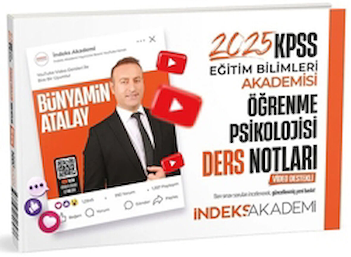 2025 KPSS Eğitim Bilimleri Öğrenme Psikolojisi Video Ders Notları