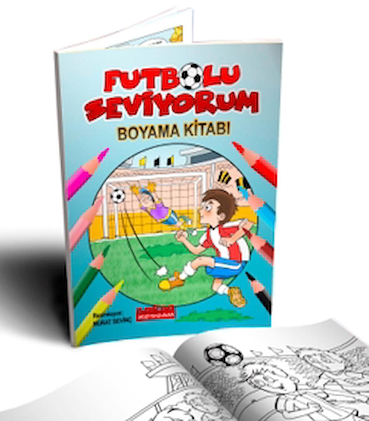 Futbolu Seviyorum Boyama Kitabı (4+Yaş)