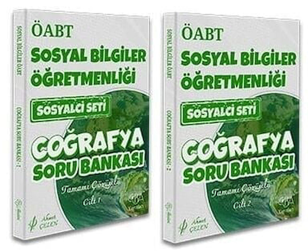 CBA Yayınları ÖABT Sosyal Bilgiler Öğretmenliği Coğrafya Soru Bankası Sosyalci Seti - Ahmet Çelen CBA Yayınları